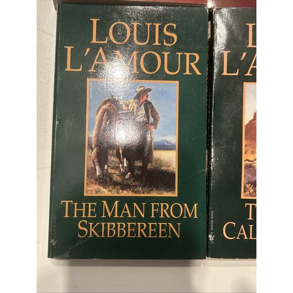Lot of 5 Louis L' Amour Paperbacks Western Fiction Mass Market - Picture 6 of 11